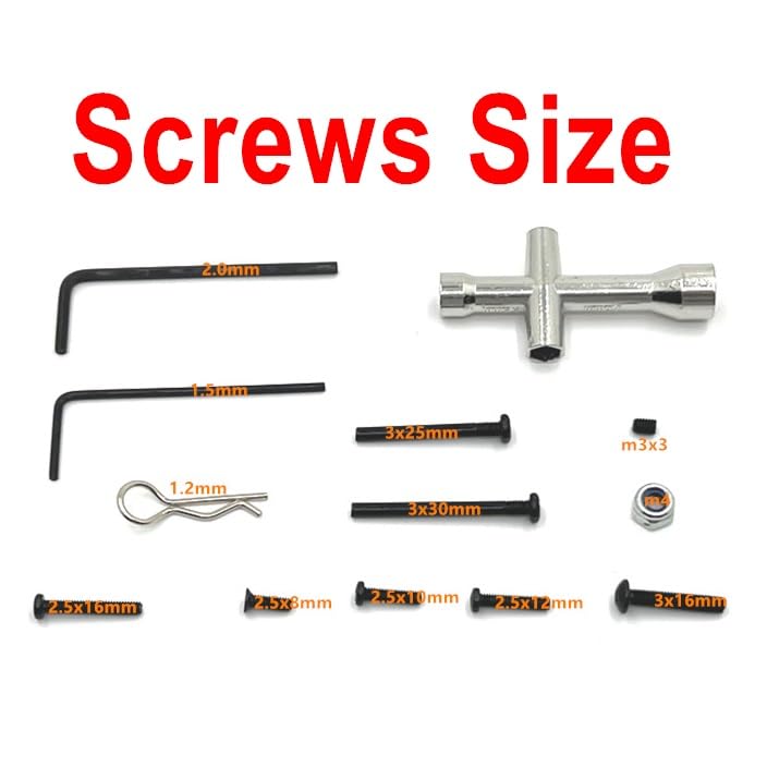 Amazon.com: ZDingTech Screw Kit Parts for Hyper Go H14BM Screws